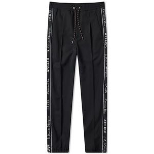 Dior Homme Atelier Taped Seam Monogram Track Pant In Black
